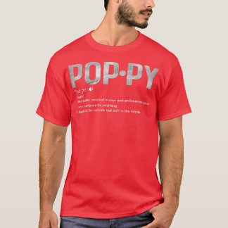 普通のおじいちゃんだけみたいなクールPopPy Defi Tシャツ