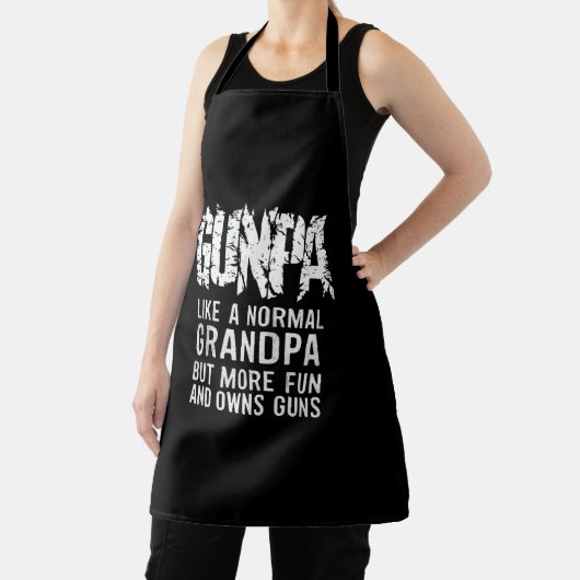 普通のおじいちゃんのようにガンパが、より多くのおもしろいと所有 エプロン (インサイチュ)