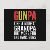 普通のおじいちゃんのようにガンパが、より多くのおもしろいと所有 ポストカード (正面)