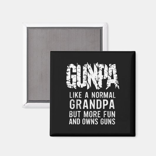 普通のおじいちゃんのようにガンパが、より多くのおもしろいと所有 マグネット (正面/裏面)