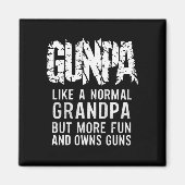 普通のおじいちゃんのようにガンパが、より多くのおもしろいと所有 マグネット (正面)