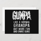 普通のおじいちゃんのようにガンパが、より多くのおもしろいと所有 招待状 (正面/裏面)