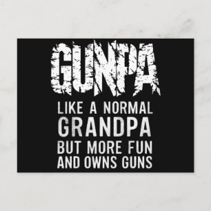 普通のおじいちゃんみたいだけどもっと楽しいGUNPAで所有 ポストカード