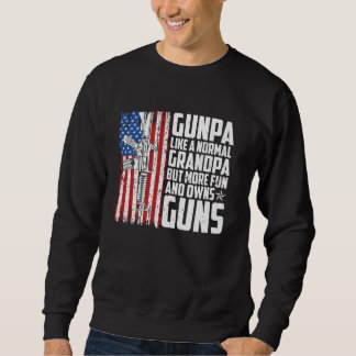 普通のおじいちゃんみたいだけどもっと楽しいGunpa スウェットシャツ