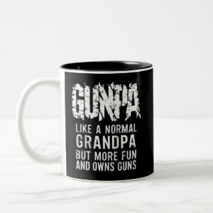 普通のおじいちゃんみたいだけどもっと楽しいGUNPA ツートーンマグカップ