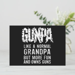 普通のおじいちゃんみたいだけどもっと楽しいGUNPA 招待状