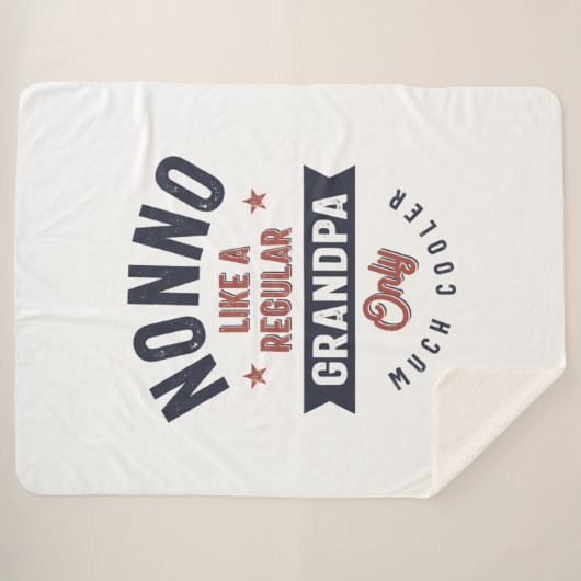 普通のおじいちゃんみたいなものじゃなクールい シェルパブランケット (正面(横))
