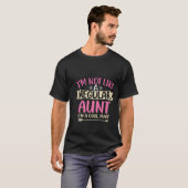 普通のおばじゃない クールなおば ファニー ファミリー Tシャツ (正面フル)
