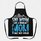 普通のお母さんみたいなスキーのお母さんクール エプロン (正面)