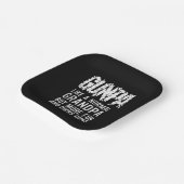 普通のじいちゃんより楽しくて銃を持ってるじいちゃんみたい ペーパープレート (傾斜あり)