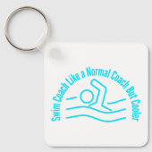 普通のコーチのように泳ぐクールが キーホルダー (正面)