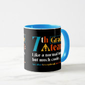 普通のチームのように7年生のチームが多クールい マグカップ (正面右)