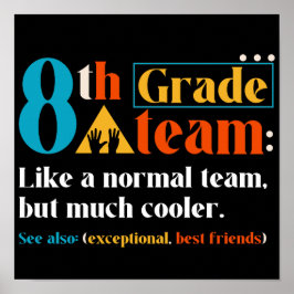 普通のチームのように8年生のチームが多クールい ポスター