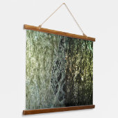 普通のテクスチャウッドトップウォールタペストリー、プレーン 吊り下げ型タペストリー (傾斜あり)