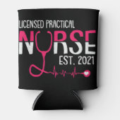 普通のナースの幸せのようにおもしろいな 缶クーラー (正面)