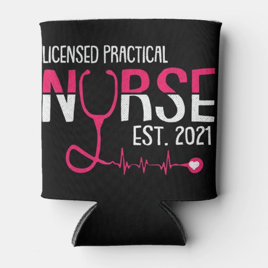 普通のナースの幸せのようにおもしろいな 缶クーラー (正面)