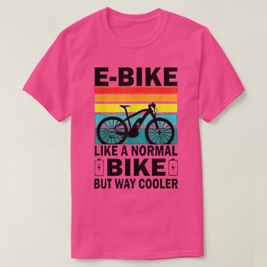 普通のバイクのようにクールだ Tシャツ (デザイン正面)