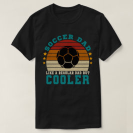 普通のパパのようなサッカーパパがクールだ Tシャツ