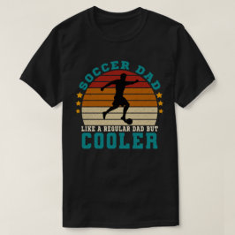 普通のパパのようなサッカーパパがクールだ Tシャツ