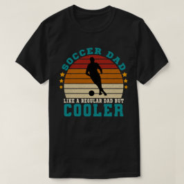 普通のパパのようなサッカーパパがクールだ Tシャツ