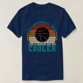 普通のパパのようにバスケットボールのパパがクールしかし Tシャツ