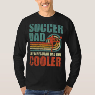 普通のパパのように脂肪の多いメンズサッカークールのパパ Tシャツ