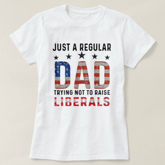 普通のパパ Tシャツ (デザイン正面)