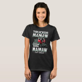普通のママウと似ているトラック運転手ママウ ただクールなだけ Tシャツ (正面フル)