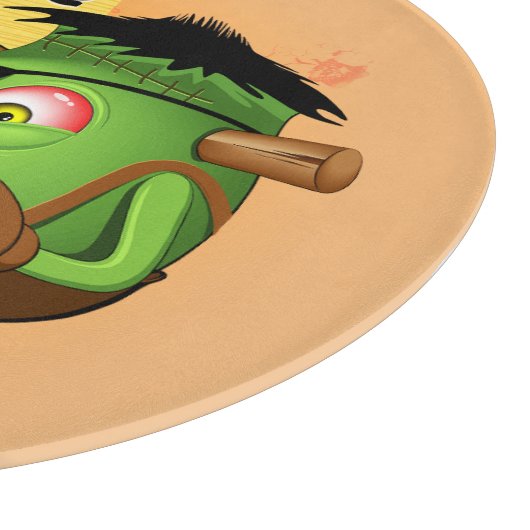 「普通の人々は私を怖がらせる」フランケンシュタインキャラクター カッティングボード (角)