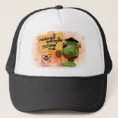 「普通の人々は私を怖がらせる」フランケンシュタインキャラクター キャップ (正面)