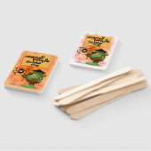 「普通の人々は私を怖がらせる」フランケンシュタインキャラクター ハンドファン (組立なし)