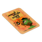 「普通の人々は私を怖がらせる」フランケンシュタインキャラクター マグネット (右側)