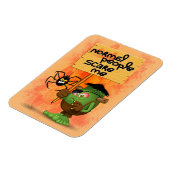 「普通の人々は私を怖がらせる」フランケンシュタインキャラクター マグネット (左側)