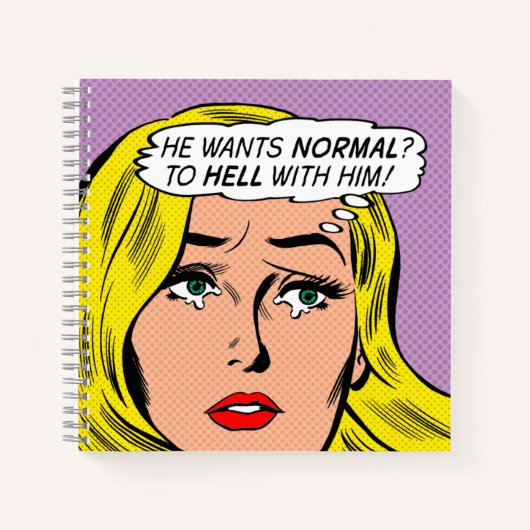 「普通の人が欲しいって?」 スパイラルジャーナル/ノートブック ノートブック (正面)