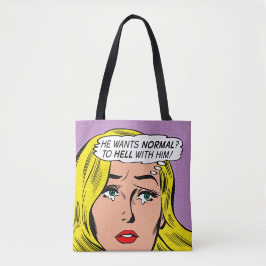 「普通の人が欲しいって？」 トートバッグ (正面)