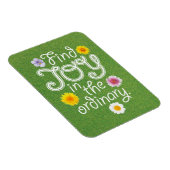 普通の人に喜びを見感動的いだす マグネット (右側)