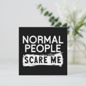 普通の人は私を怖がらせる カード (スタンド正面)