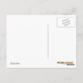 普通の人は私を怖がらせる ポストカード (裏面)