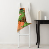 「普通の人は私を怖がらせる」ユーモアのあるフランケンシュタイン シェルパブランケット (インサイチュ)