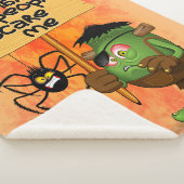 「普通の人は私を怖がらせる」ユーモアのあるフランケンシュタイン シェルパブランケット (3/4)