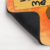 「普通の人は私を怖がらせる」ユーモアのあるフランケンシュタイン マウスパッド (コーナー)