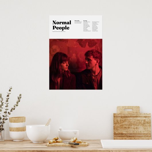 普通の人ミニマル々 ポスター (キッチン)