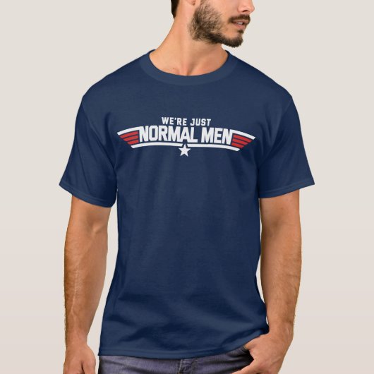 普通の人間だ Tシャツ (正面)
