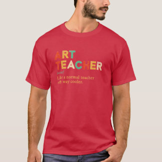 普通の先生みたいなアーティーチャーだけど超クール Vi Tシャツ