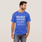 普通の先生みたいに音楽の先生 Way+Cooler+Awe Tシャツ (正面フル)