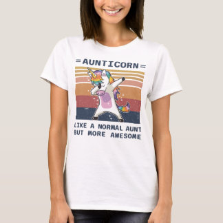 普通の叔母のようだが、より多くのダブのように無口素晴らしの人 Tシャツ