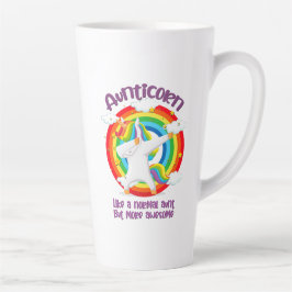 普通の叔母のように無口の素晴らし人 カフェラテマグ