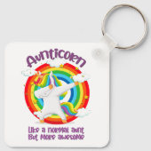 普通の叔母のように無口の素晴らし人 キーホルダー (裏面)