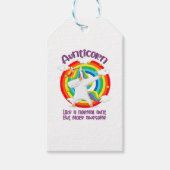 普通の叔母のように無口の素晴らし人 ギフトタグ (正面)