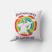 普通の叔母のように無口の素晴らし人 クッション (裏面)